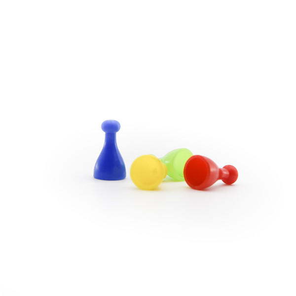 Matte Plastic Pawns for Custom Board Games