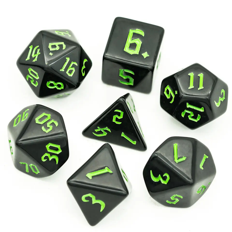 Opaque RPG Dice